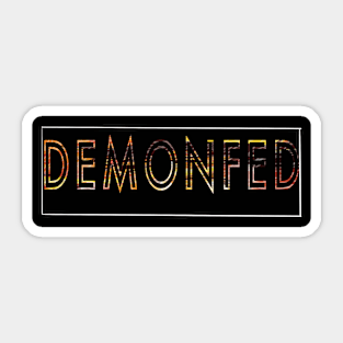 DemonFed Sticker